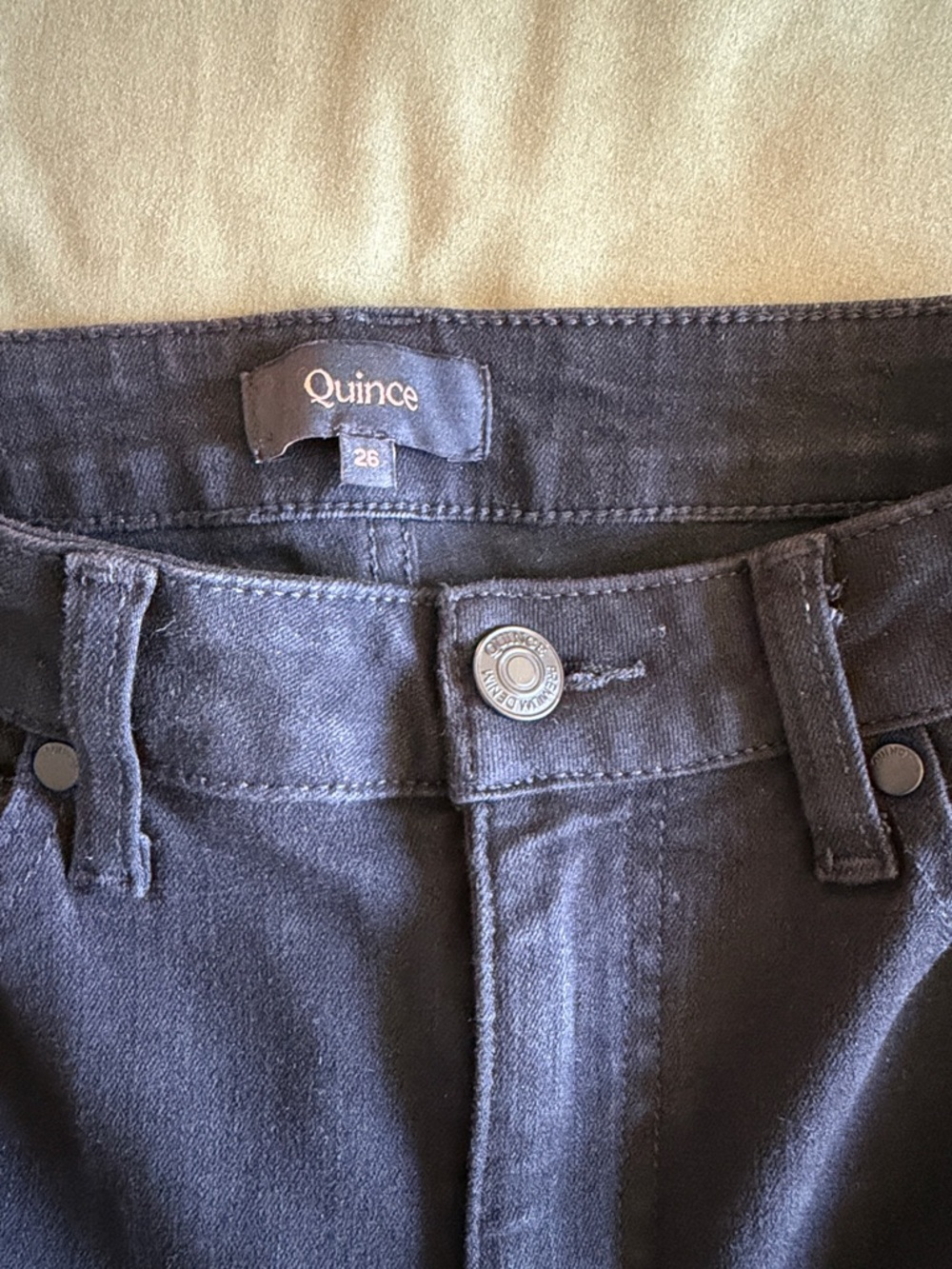 {QUINCE}  Bella Straight-Leg Jeans 26x26 - Picture 10 of 12